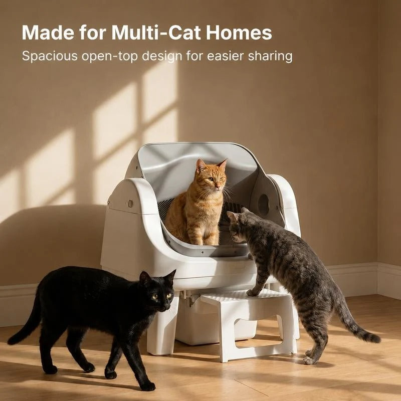 PetPivot AutoScooper 12 Lite Open-Top Automatic Self