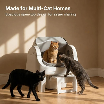 PetPivot AutoScooper 12 Lite Open-Top Automatic Self