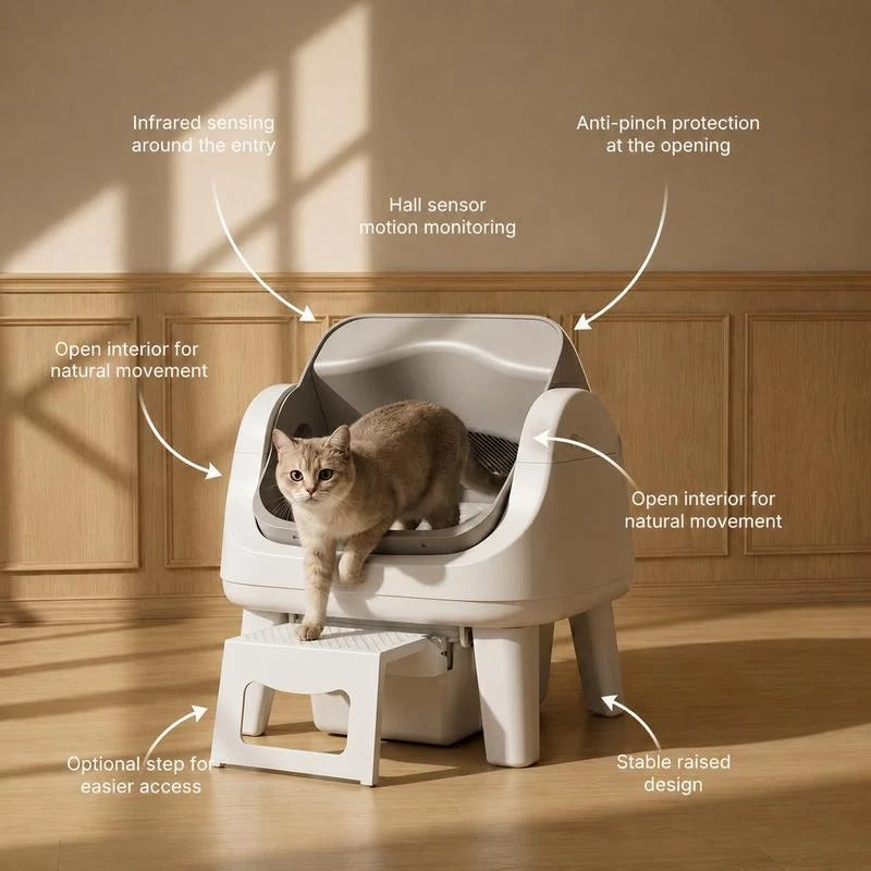 PetPivot AutoScooper 12 Lite Open-Top Automatic Self