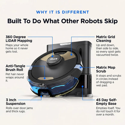 Shark Matrix Plus 2-In-1 Robot Self-Empty XL