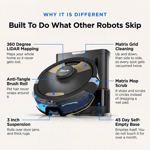 Shark Matrix Plus 2-In-1 Robot Self-Empty XL