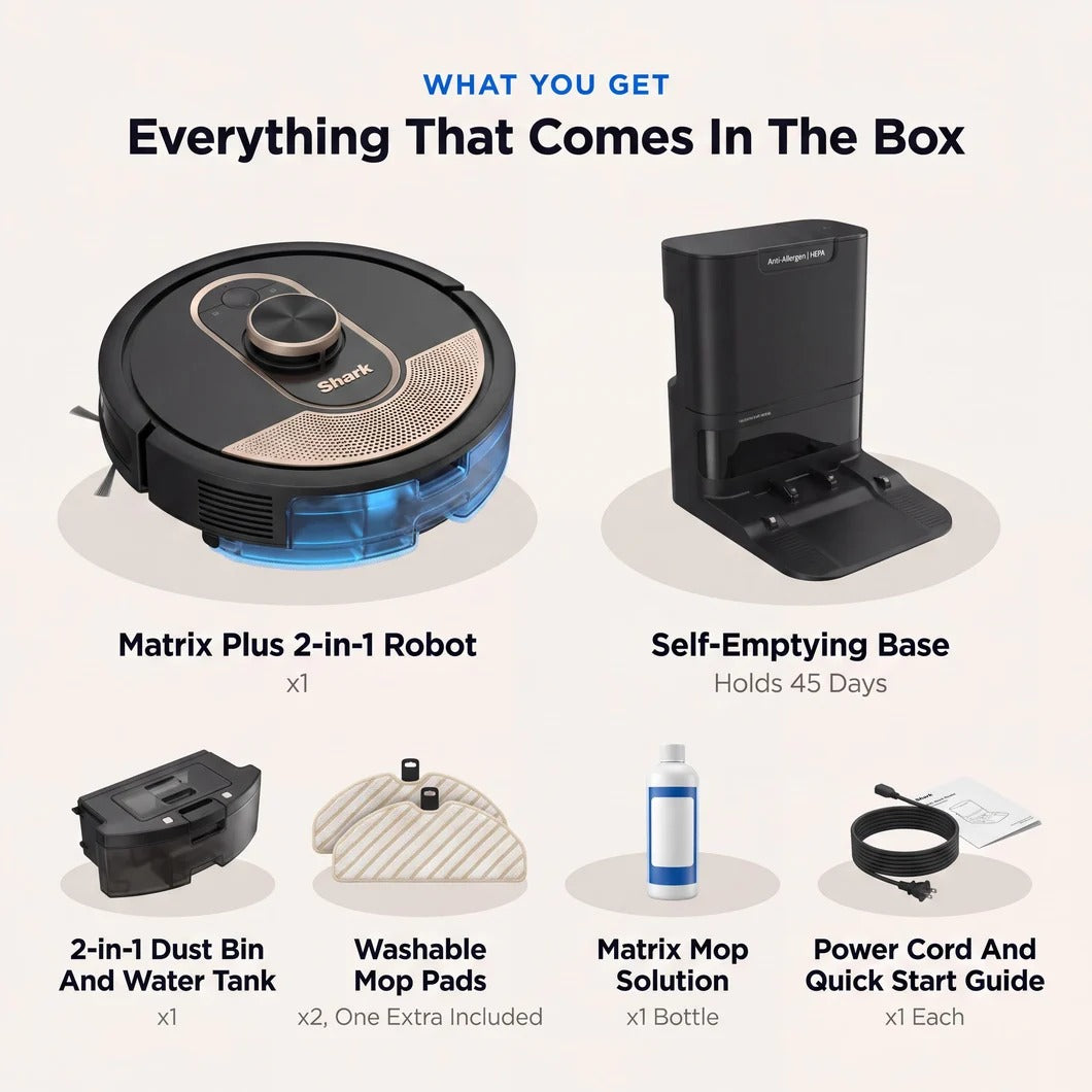 Shark Matrix Plus 2-In-1 Robot Self-Empty XL