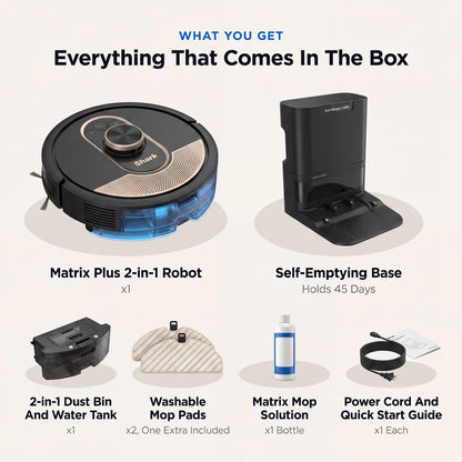 Shark Matrix Plus 2-In-1 Robot Self-Empty XL