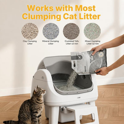 PetPivot AutoScooper 12 Lite Open-Top Automatic Self